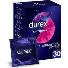 Renas Store Durex Extreme 30'li Geciktiricili ve Tırtıklı Prezervatif