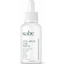 Sabe Anti Spot Care Serum 30 ml | Alpha Arbutin, Niacinamide ve C Vitamini Içeren Leke Karşıtı Serum
