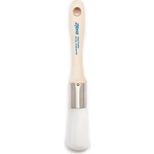 Renas Store Zıbra Llc PB100LXR Kavisli Yüzeyler ve Süslü Detaylar Için Yuvarlak Boya Fırçası, 2,54 Cm, Beyaz