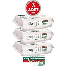 Renas Store Sleepy Easy Clean Yüzey Temizlik Havlusu 100' Lü x 3 Adet