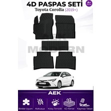 AEK Modern Toyota Corolla 12 4d Paspas Seti  2018 Sonrası A++ Kalite (5 Parça)