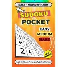 Renas Store 2023 Pocket Sudoku Puzzles From Easy To Hard | Travel-Sized: 2023-2024 Travel Activity Game For Smart Experts And Seniors With Solutions And Solving Techniques. - ( Large Grids )