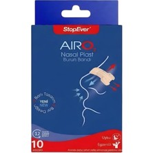 Renas Store Stopever Aıro2 Nasal Plast Nefes Açıcı Burun Bandı 10LÜ