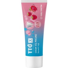 Renas Store Tto x Çocuk Diş Macunu Çilek Aromalı Karanfil Yağ