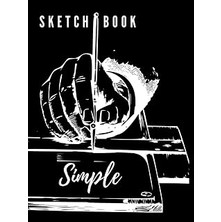 Renas Store Simple Black Paper Sketch Book For Gel Pens Hard Cover 120 Pages 8.25 _ 11 Inches: Black Drawing Paper Sketchbook Hardcover No Spiral
