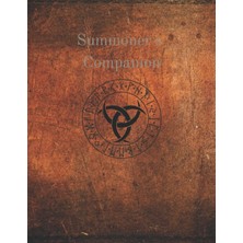 Renas Store Summoner's Companion: Fantasy Game Themed Cover 120 Pages