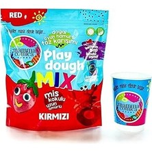 Renas Store Kendin Yap Kendin Oyna Doğal Oyun Hamuru Toz Karışımı-Kırmızı