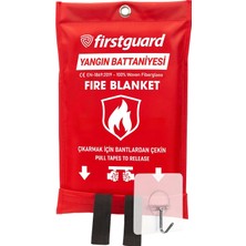 Renas Store Yangın Battaniyesi *askısı Ile,fire Blanket 1m X1M (40 Inch x 40 Inch)
