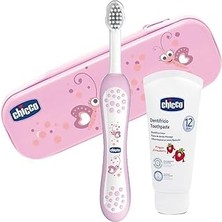 Renas Store Chicco Bebek Diş Bakım Seti (Pembe)