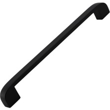 Renas Store Zehra (192 mm - 19.2 Cm) Mat Siyah Metal Mobilya Mutfak Çekmece Dolap Dolabı Kulbu Kulpu Kulpları