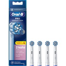 Renas Store Oral-B Sensitive X-Filament Şarjlı Diş Fırçası Yedek Başlığı 4 Adet