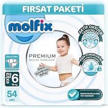 Renas Store Molfix Premium Ultra Fırsat Paketi 6 Beden 54 Adet