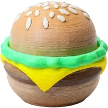 Renas Store Tıklanabilir Hamburger Stres Giderici Oyuncak, Hediyelik Anahtarlık ve Çanta Aksesuarı | Clickburger