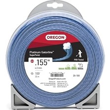 Renas Store Oregon 20-108 Platinum Gatorline Supertwist Düzeltici Hattı .355-INÇ 100-AYAK, Gri/siyah