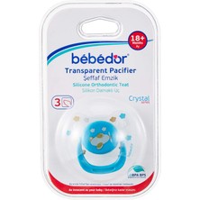 Renas Store Bebedor 173 Crystal Series Damaklı Yalancı Emzik No:3, , Pembe, 18 Ay ve Üzeri