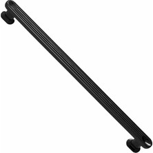 Renas Store Özen Mat Siyah Çekmece Kulp 224 mm Modern Mobilya Kulpu Şık Tasarım Dayanıklı Dolap Kapak Aksesuarı