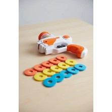 Renas Store Miniso Lisanslı Disk Atıcı Oyuncak – El-Göz Koordinasyonu Geliştiren Eğlenceli Fırlatıcı Seti 12 Disk