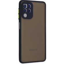 Magicool Samsung Galaxy A22 Kılıf Montreal Silikon Kapak - Lacivert