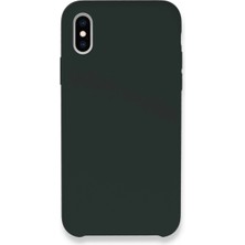 Magicool Iphone Xs Max Kılıf Lansman Legant Silikon - Koyu Yeşil