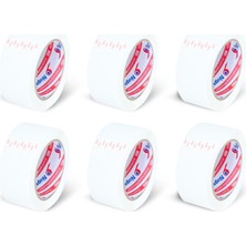 Renas Store Nuga 45 mm x 100 mt Beyaz Koli Bandı 6 Adet