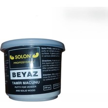 Renas Store Solon Çok Amaçlı Ahşap Parke Masa Sehpa Çizik Çok Amaçlı Tamir Dolgu Macunu Beyaz 240 gr