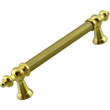 Renas Store Osman (128 mm - 12.8 Cm) Gold Metal Mobilya Mutfak Çekmece Dolap Dolabı Kapak Kulbu Kulpu Kulpları
