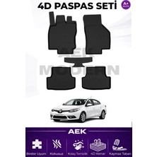 AEK Modern Renault Fluence 4d Paspas Seti  2009 Sonrası A++ Kalite (5 Parça)