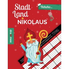 Renas Store Independently Published Stadt Land Nikolaus: Kinder-Edition - Geschenk Nikolaus & Weihnachten Als Witziges Quiz-Spiel: Spielblock Mit 35 Blatt Din-A4 (Seiten Zum Ausschneiden)