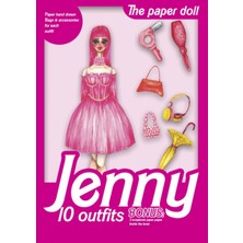 Renas Store Independently Published Paper Doll Jenny. Bright And Stylish Doll With 10 Outfits And Beautiful Accessories For The Paper Doll (Printed Inside The Book).: Beautiful Fashion Doll