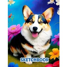 Renas Store Big Sketchbook For Drawing For Kids With Cute Dogs Cover: White Drawing Paper For Kids