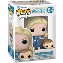 Renas Store Funko Pop&buddy: Fantastic Four - Invisable Woman & Franklin Figür