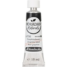 Renas Store Schmincke Horadam Aquarell Naturals Vegan Suluboya 15 ml Tüp 730 Graphite Black
