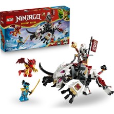 Renas Store LEGO Nınjago Zilvar ve Ejderha Canavar Grimtak 71863-7 Yaş ve Üzeri Çocuklar Için Nya, Zilvar ve Ejderha Formunda Kai Minifigür Içeren Yaratıcı Oyuncak Yapım Seti, Hediye Fikri (232 Parça)