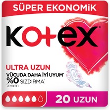 Renas Store Kotex Ultra Süper Ekonomik Uzun 18'li 1 Paket