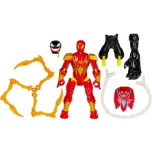 Renas Store Mixmashers Marvel Iron Spider Özel Spider-Man Karıştır ve Eşleştir Deluxe Aksiyon Figürü ve Aksesuarları