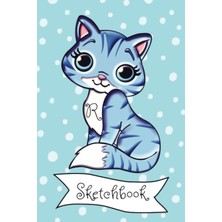 Renas Store Personalized Sketchbook For Girls Letter R: Cute 6"x9" Sketchbook For Girls, 100 Blank Pages For Drawing, Sketching, Doodling And Writing: Small Sketch Pad For Kids