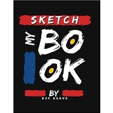 Renas Store Sketchbook For Drawing, Writing And Doodling: Sketchbook: Dark Background, Large Blank Sketchbook, 110 Pages, 8.5" x 11", For Drawing, Sketching & Crayon Coloring
