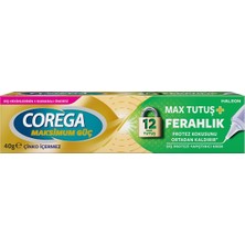 Renas Store Corega Max Tutuş & Ferahlık Diş Protezi Yapıştırıcı Krem 40 G