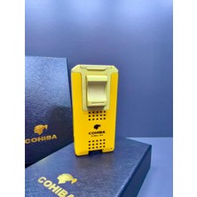 Cohiba 2 Torch Pürmüz Alevli Puro Delicili Rüzgara Dayanıklı Profesyonel Çakmak