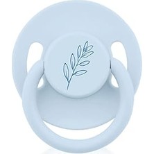Renas Store Wee Baby Pure Yuvarlak Uçlu Kauçuk Emzik No:1 - Mavi