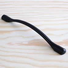 Renas Store Inci Kulp 160 mm 10 Adet Mobilya Mutfak Dolabı Çekmece Dolap Kulpları Kapak Kulpu Kulbu Siyah Metal