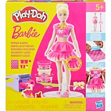 Renas Store Play-Doh Barbie Fırfır ve Fiyonk Oyuncak Bebek Seti