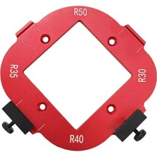 Renas Store Rox Wood 0282 Alüminyum 4 Açılı Köşe Yönlendirici Freze Şablonu