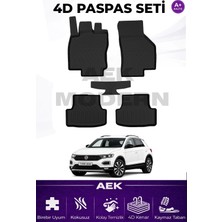 AEK Modern Vw T-Roc 4d Paspas Seti  2017 Sonrası A++ Kalite (5 Parça)