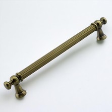 Renas Store Selçuklu Antik Sarı Metal Kulp 192 mm Mobilya Çekmece Mutfak Dolabı Dolap Kapak Kulpları Kulb Kulpu