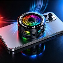 Nare Yapay Zeka Destekli Manyetik Telefon Soğutucu Fan – Güçlü Hızlı Soğutma Gaming Telefon Fanı Siyah