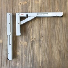 Renas Store Katlanır Tekne Karananan Masa Ayağı 30CM 1 Takım Beyaz, Gürçay Hırdavat