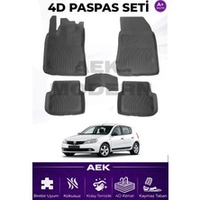 AEK Modern Dacia Sandero 1 4d Paspas Seti  2004-2013 A++ Kalite (5 Parça)