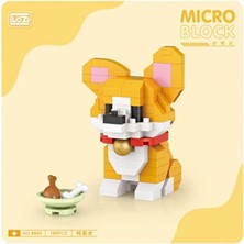 Renas Store Loz Mikro Block Corgi 160 Parça LZ-8605