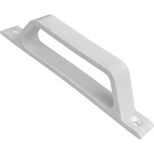Renas Store Pvc ve Alüminyum Sineklik Tutamağı Beyaz Plastik D Kol Kulp 12CM